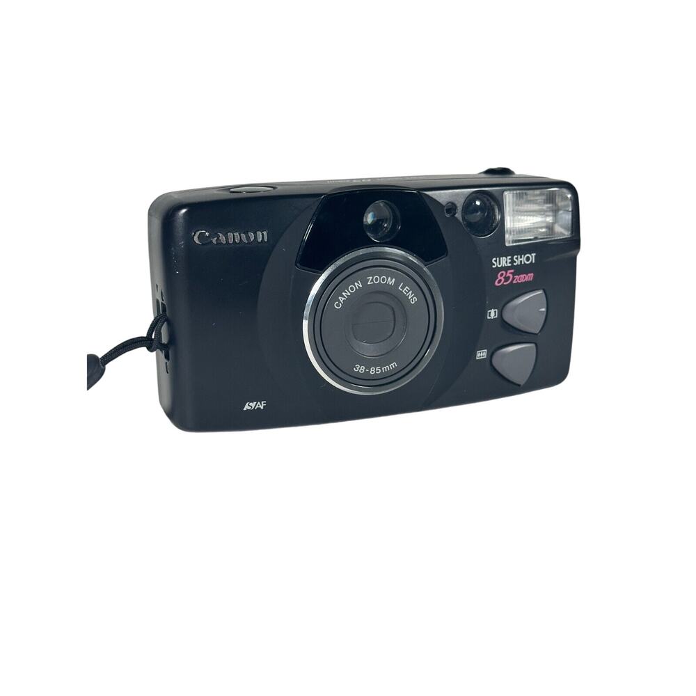 WORKING- Canon Sure Shot 85 Zoom 35mm Point And Shoot Film Camera